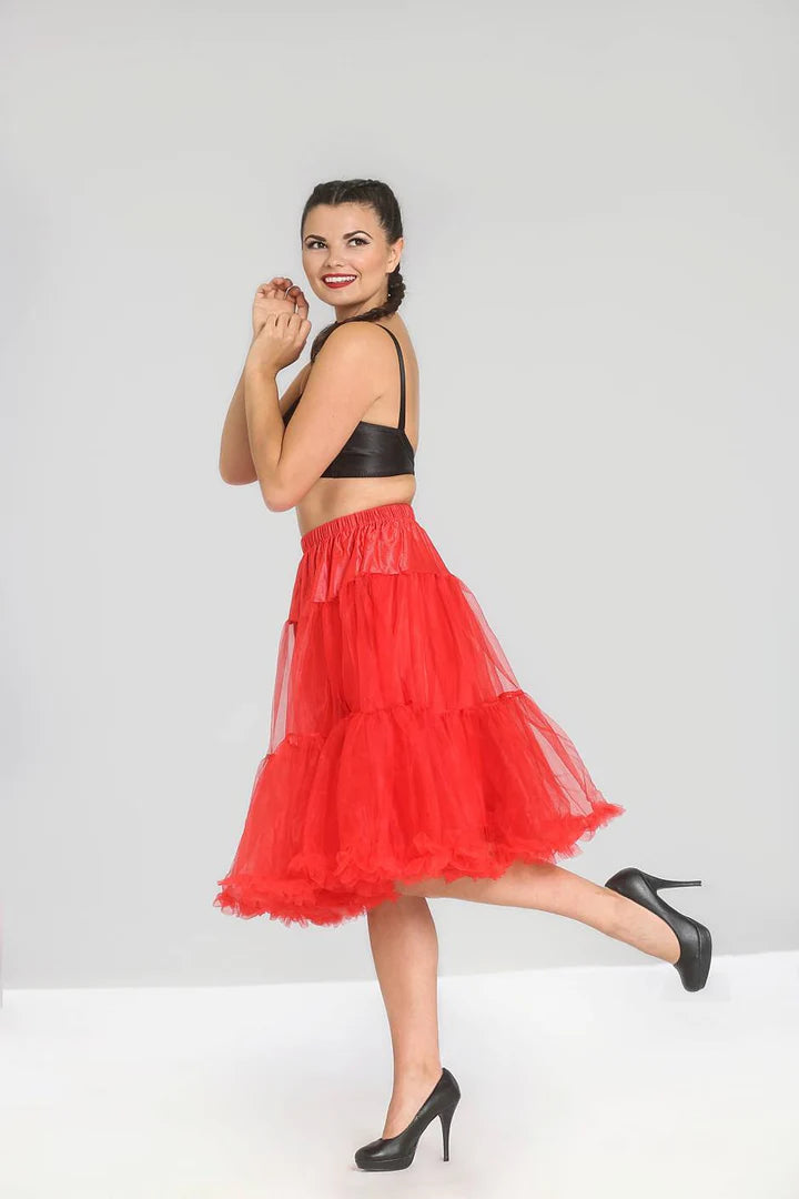 Midnight Sale ruched dressPenelope Petticoat - Red