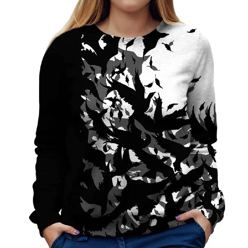 Epic Deals sporty casual hoodieDark Flight Womens Sweatshirt