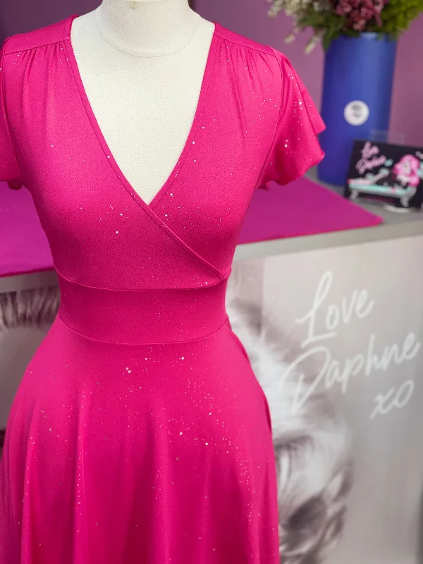 Online Exclusive chic slip dressMimi Swing Dress - Pink Sparkle