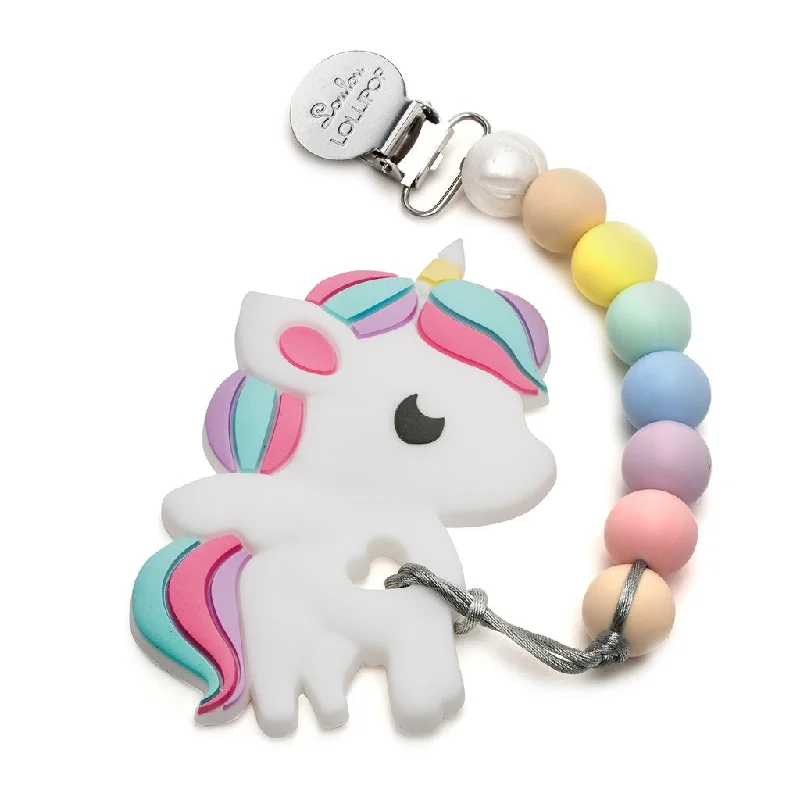 Discount Days long sleeve dressRainbow Unicorn Silicone Teether Set