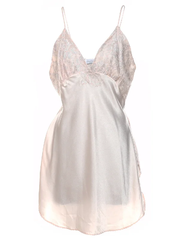 New Markdowns classic jacketPale Pink Lace Babydoll - S