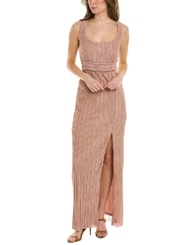 v-neck dressAdrianna Papell Evening Gown