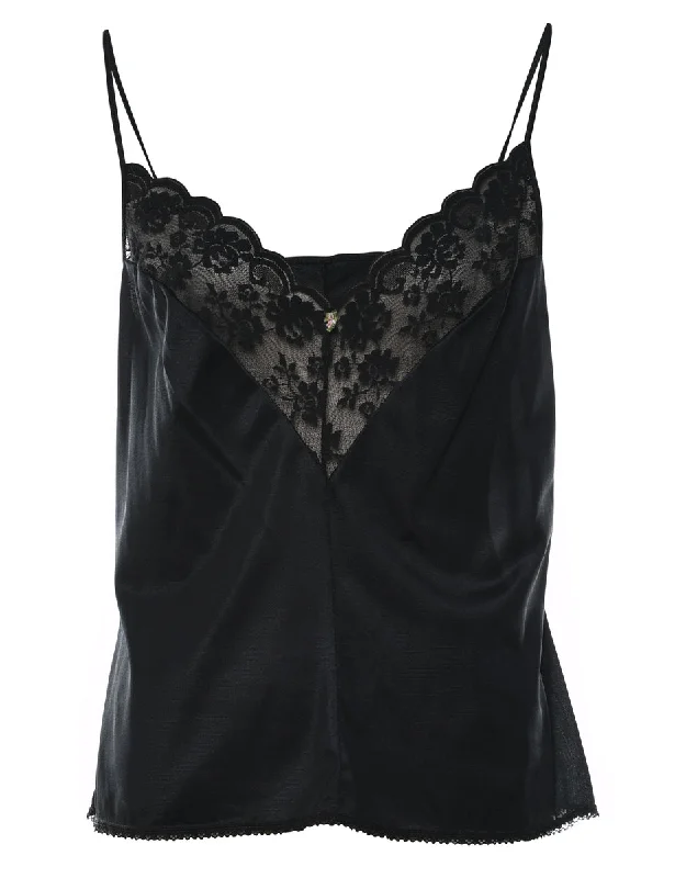 Can't Miss tailored blazer coatBlack Lace Camisole - S