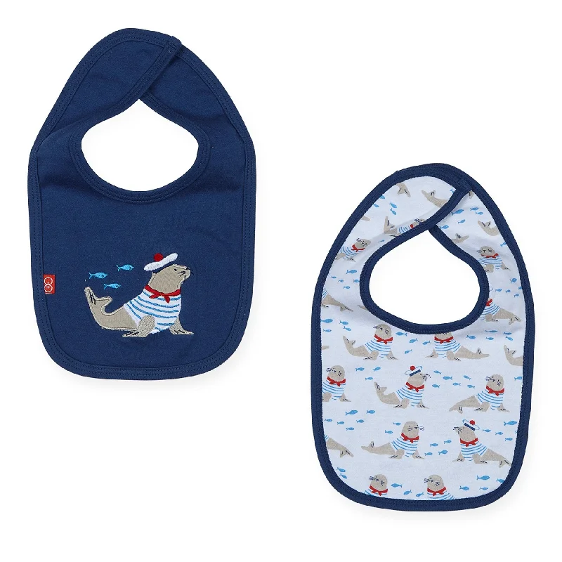 Exclusive Savings casual day dressMagnificent Baby Petit Marin Magnetic Reversible Bib