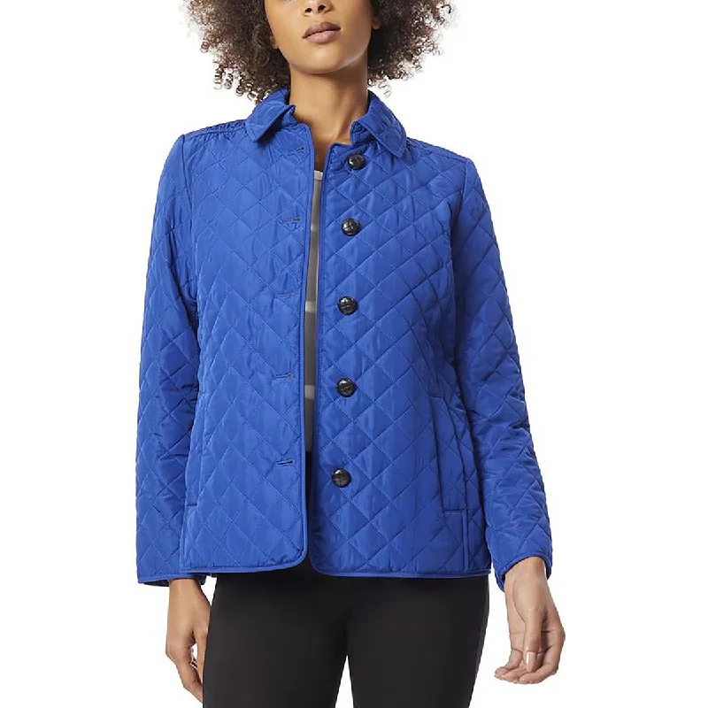 Price Reduction casual coatWomens Button Long Sleeves Quilted Coat