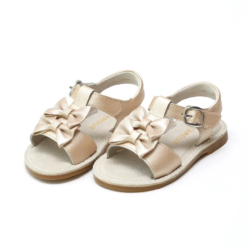 Bargain Blast ruffle dressL'Amour Serena Leather Sandal
