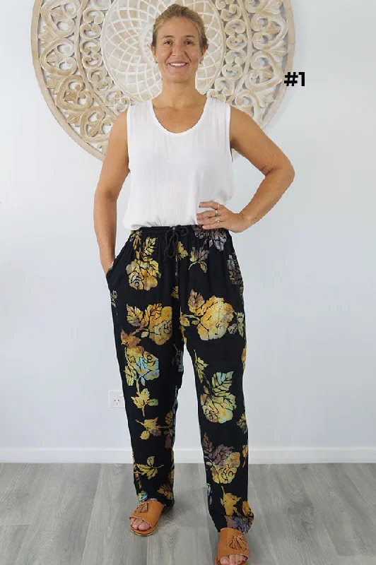 Can't Be Beat Happy Pants "Batik"