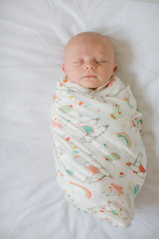 relaxed fit dressLoulou Lollipop Llama Swaddle