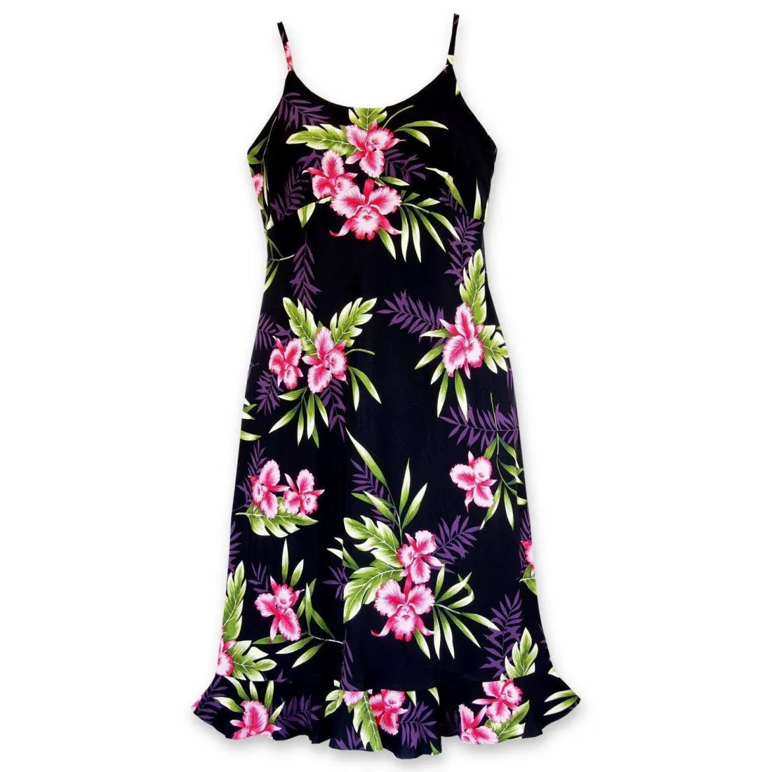 Get It Before It’s Gone Midnight Black Kamalii Hawaiian Dress