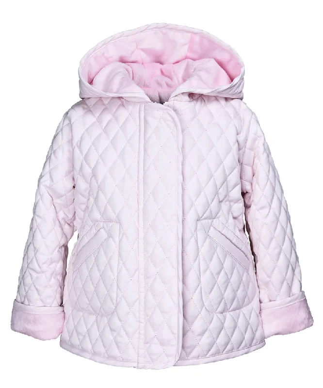 Special Discount A-line dressPink Quilted Lined Jacket