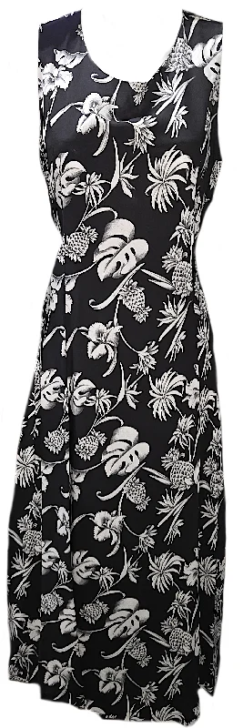 Exclusive Preview 909R -Tie Back Dress Dream Garden - Black