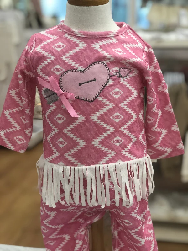 Savings Galore v-neck dressCach Cach Tribal Heart Romper