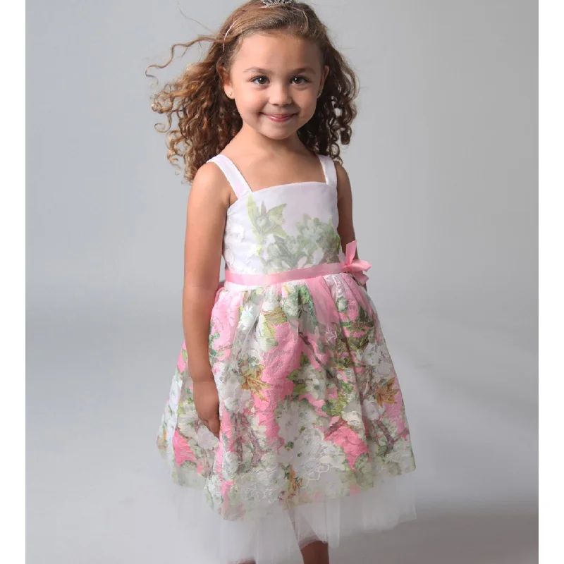 Must-Have Deals winter dressHalabaloo Pink Embroidered Dress