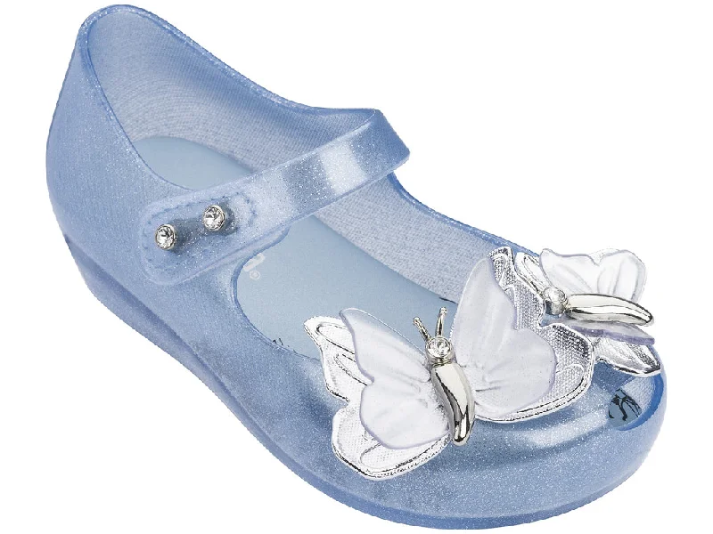 Midnight Madness cocktail dressMini Melissa Blue Butterfly Shoe