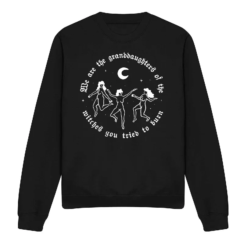 workout-ready hoodieWe Are The Granddaughters Of The Witches You Tried To Burn Halloween Feminist Sweatshirt