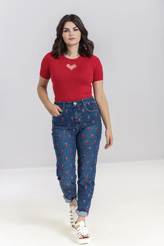 Quick Sale elegant evening dressStrawberry Denim Jeans