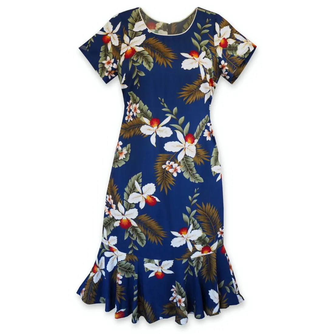 Price Rollback Majestic Blue Laka Hawaiian Dress