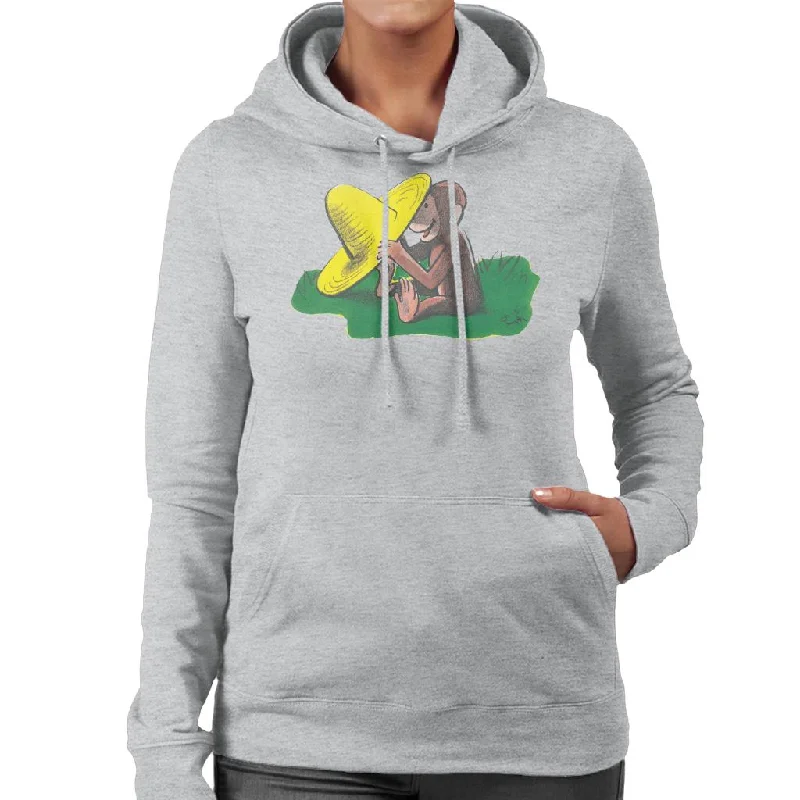 casual hoodie for fallCurious George Yellow Hat Women's Hooded Sweatshirt