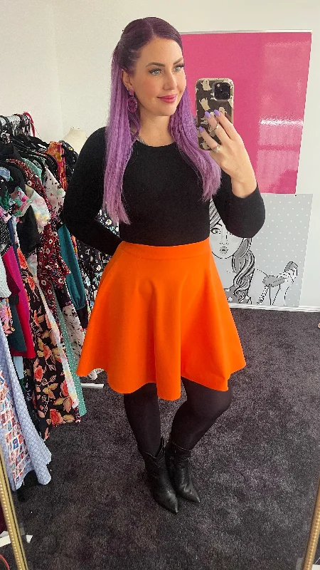 Savings Event stylish dressHarper Skater Skirt - Orange