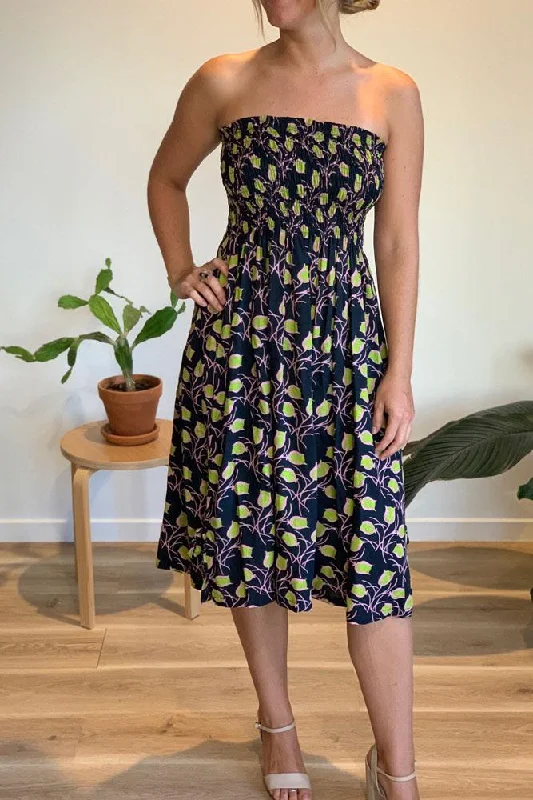 Hurry In Smock Dress "Tulips"