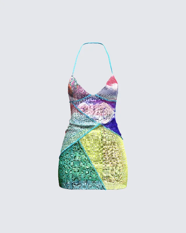 Customer Appreciation Sale casual slip dressErin Rainbow Sherbet Dress