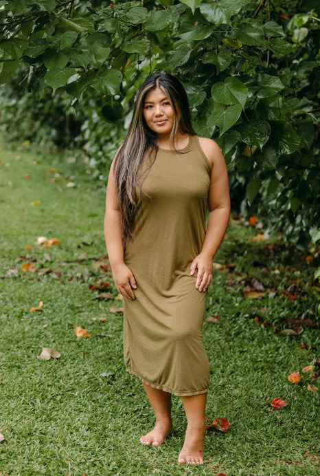 Midnight Madness DRESS ISA - AVOCADO