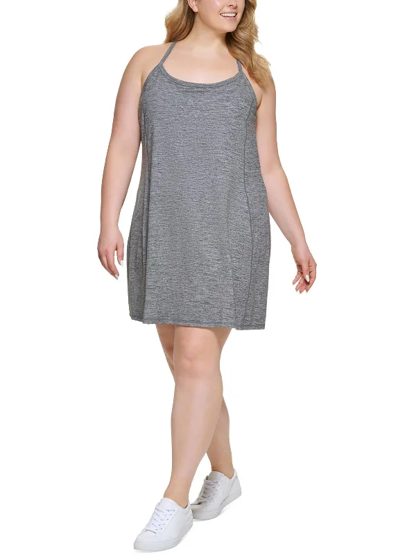 winter dressPlus Womens Knit Tank Athletic Dress