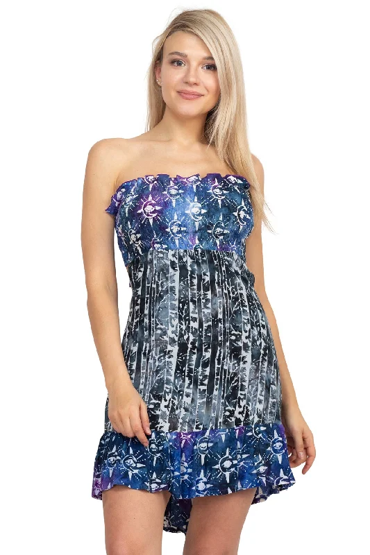 Can't Miss Tie-dye Bandeau Dress