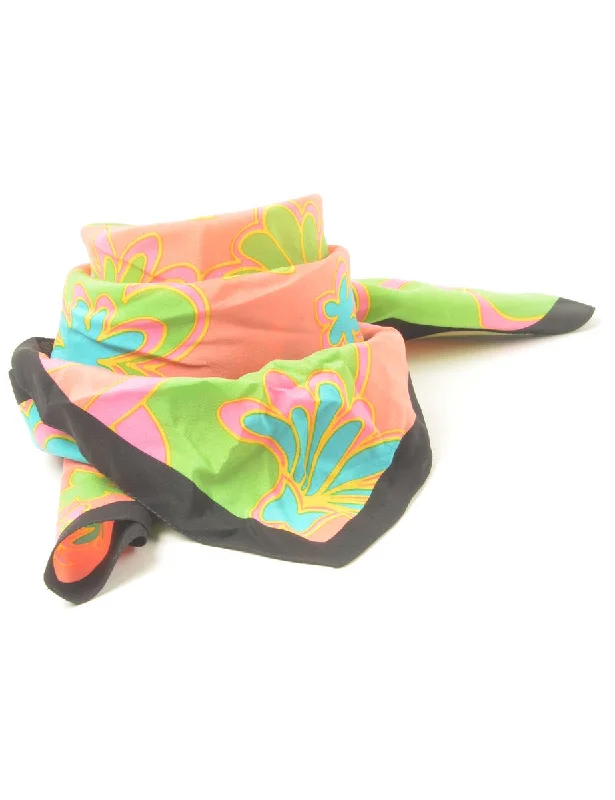 Clearance Sale comfortable outerwearFloral Print Head Scarf - S