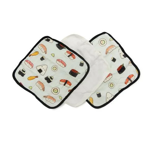 modern dressSushi Washcloth Set