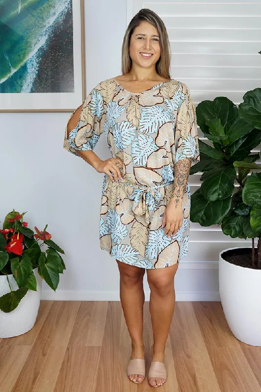 Deal Zone Hayman Dress "Leaves"