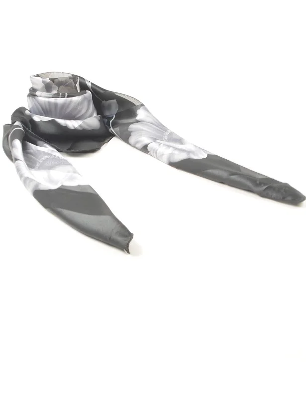 Savings Galore trendy bomber coatFloral Print Scarf - M