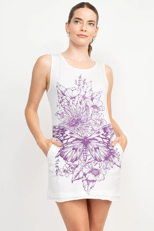 Daily Specials Boho Print Jersey Tank Dress