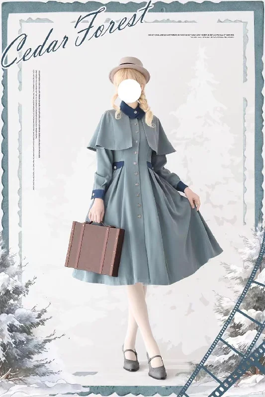 Crazy Deals vintage dress(BFM)Forest Wardrobe~Elegant Lolita Dress Winter Lolita Coat Dress