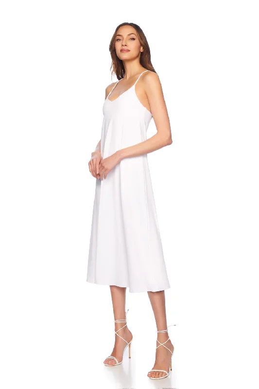 Markdowns fitted cocktail dressracer tank midi dress