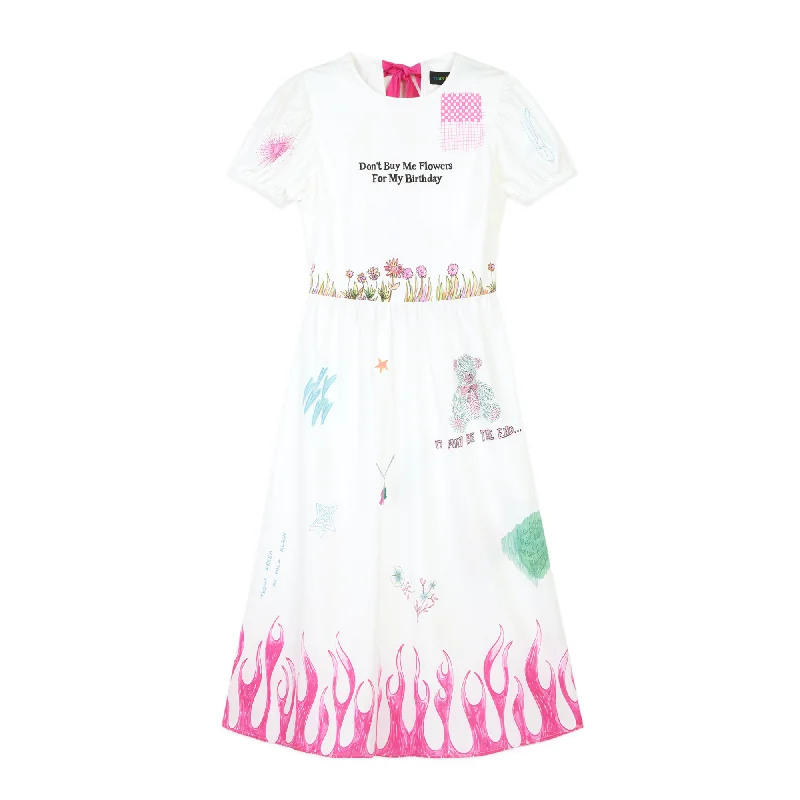 ruffle dressDon't Buy Me Flowers Dress