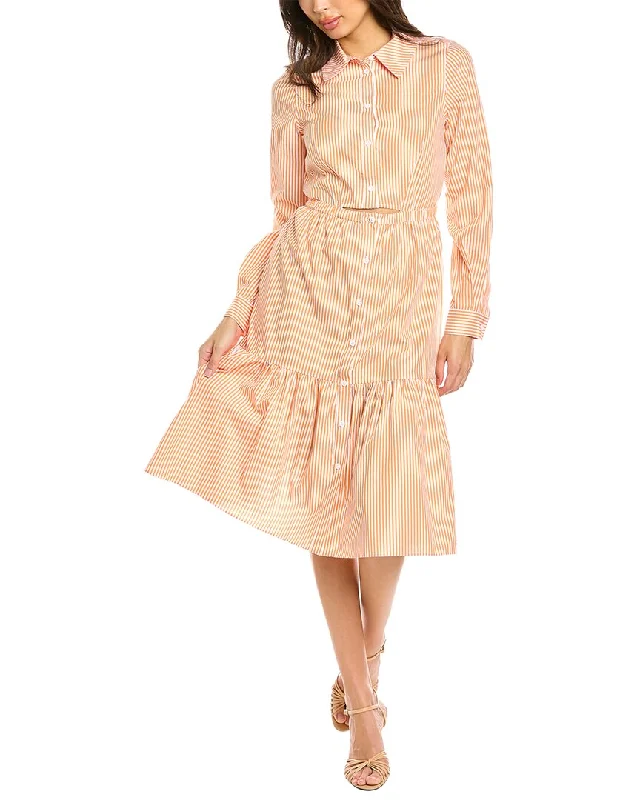 fitted cocktail dressLinden Street Studio Cutout Shirtdress