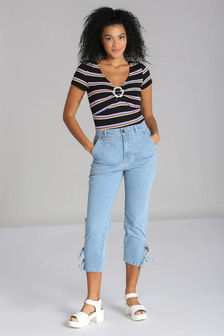 Limited Quantity minimalistic dressKiralee Cropped Jeans