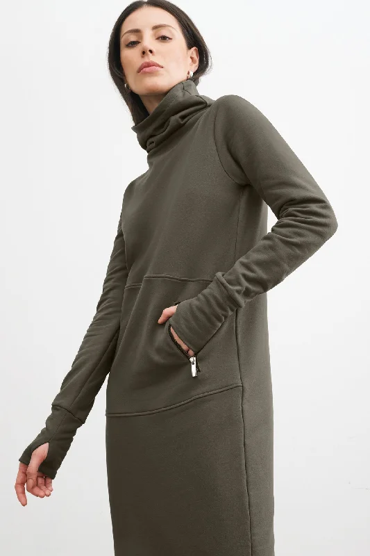 wrap-around dressAllen Sweatshirt Dress