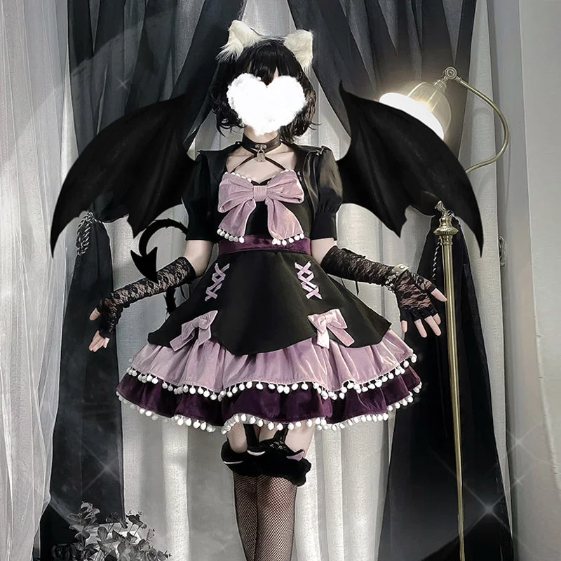 Exclusive Savings casual day dressWith PUJI~Confession Function~Wool Kawaii Lolita JSK