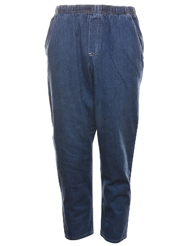 Dark Wash Denim Trousers - W28 L26