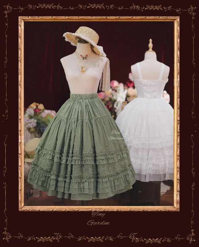 Blowout Deals classic fit-and-flare dressTiny Garden~ Dream Bouquet～Elegant Sweet Lolita Skirt