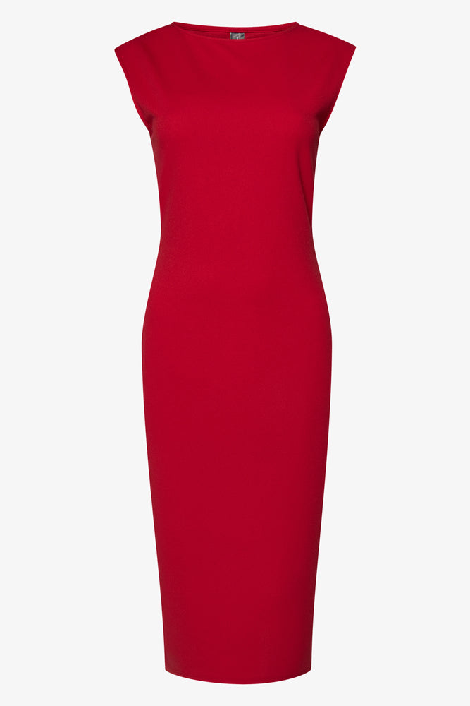 vintage-inspired dressScuba Bodycon Dress Red