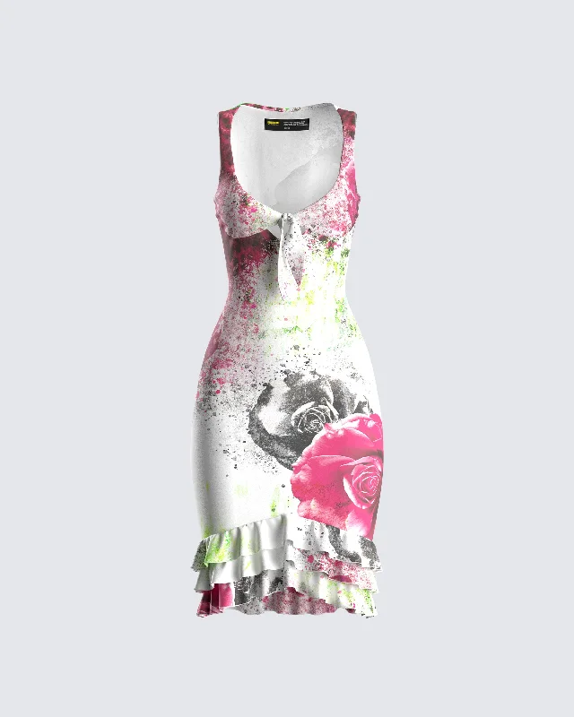 form-fitting dressClarice Floral Print Dress