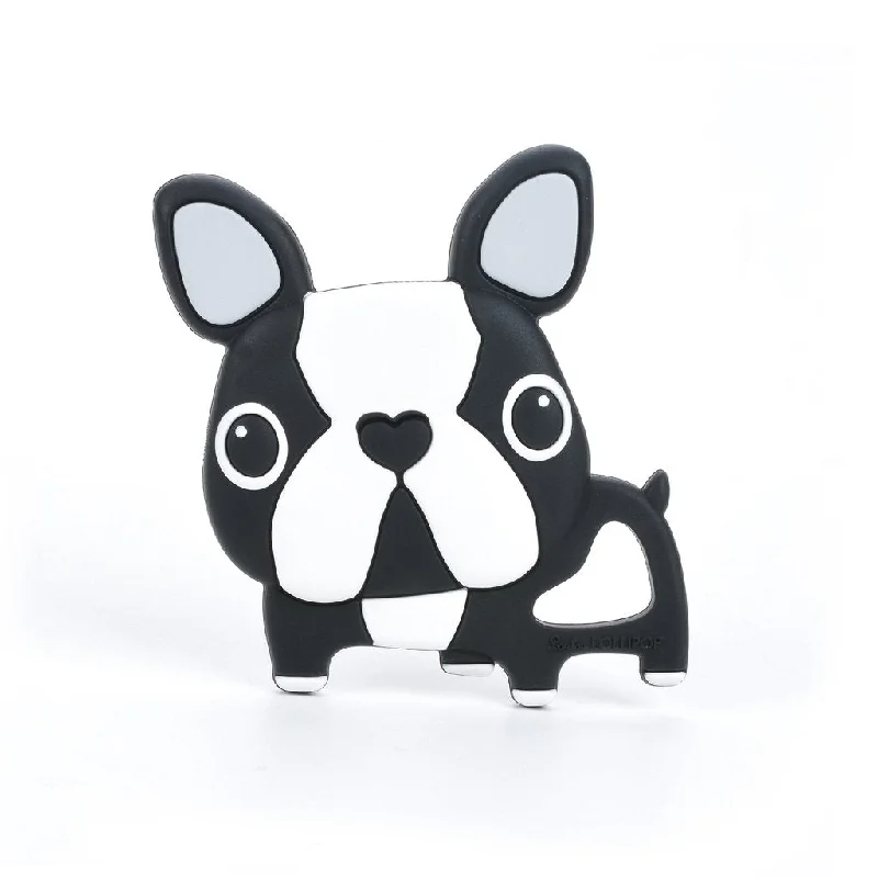 elegant dressBoston Terrier Silicone Teether