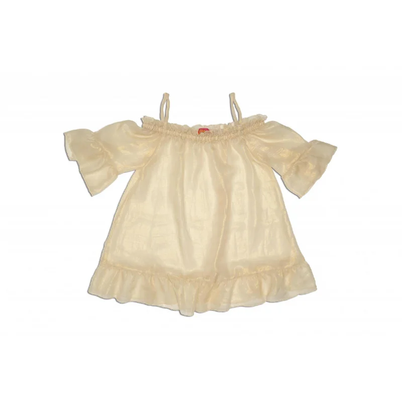 Super Bargain playful dressBiscotti Gold Cover Up