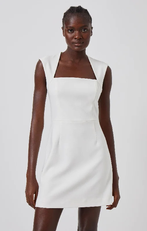 Special Price French Connection - Whisper Ruth Square Neck Dress