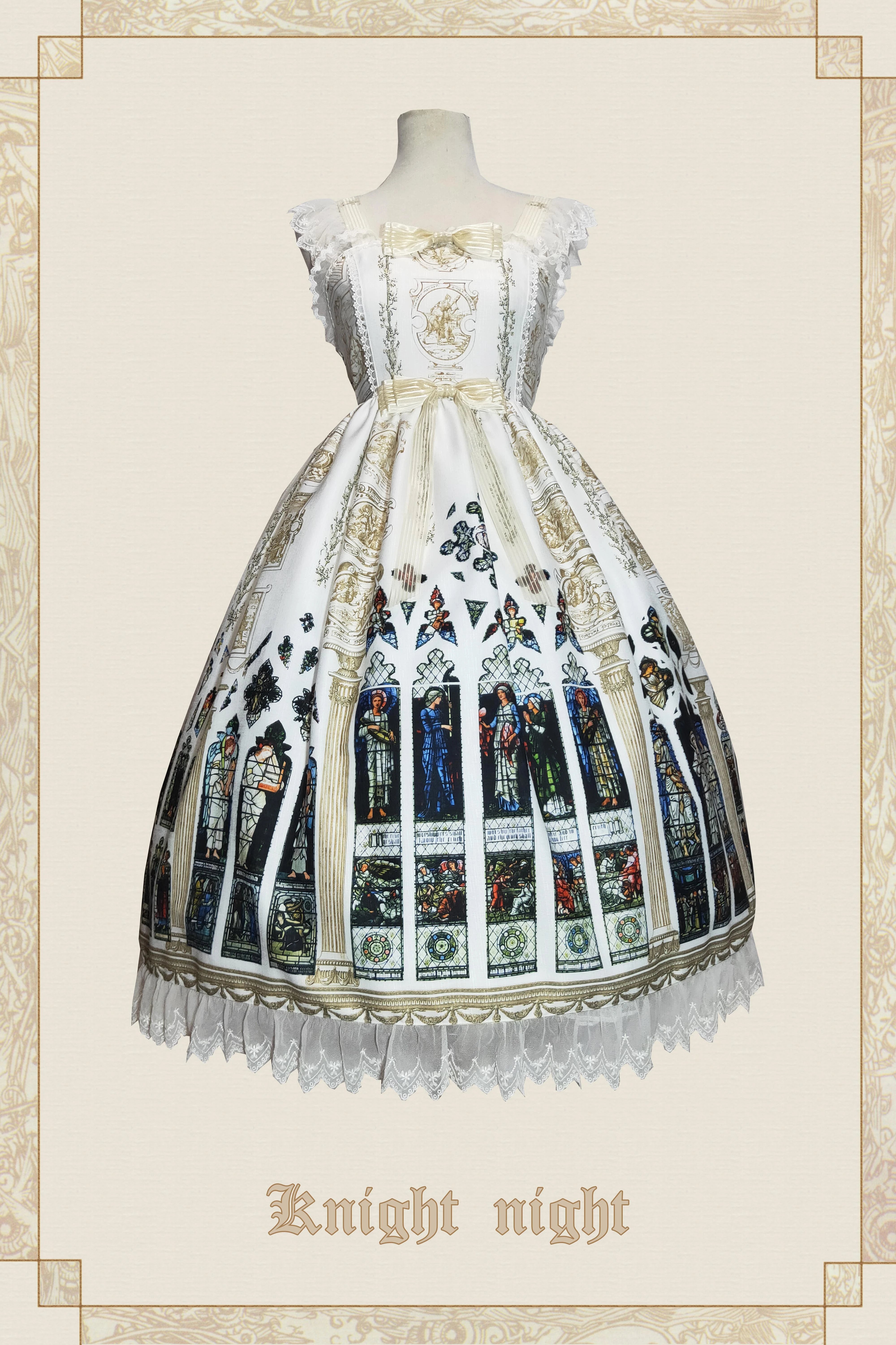 Price Cut A-line dress(BFM)Knight night~The Saint Priest~Stained Glass·Sain Lolita Jumper Dress