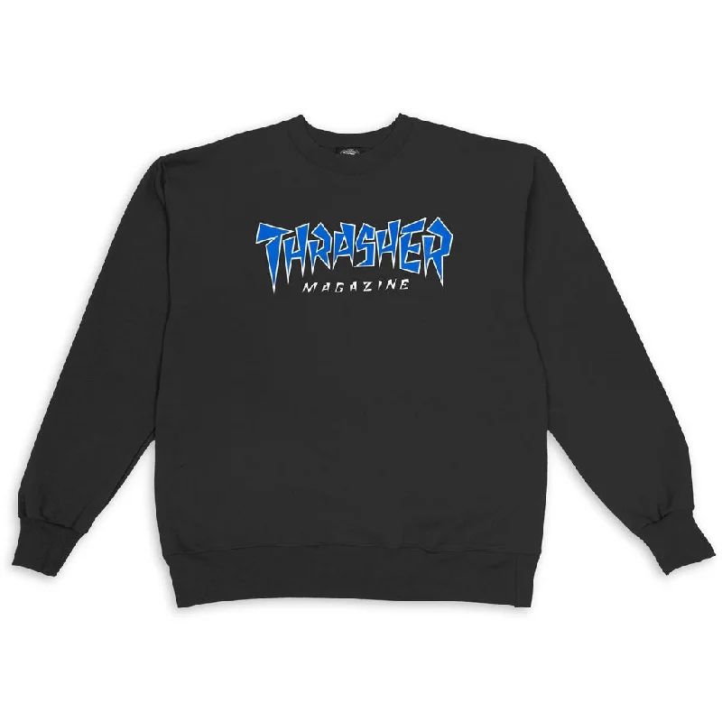 New Deals athletic casual sweatshirtThrasher Jagged Logo Crew