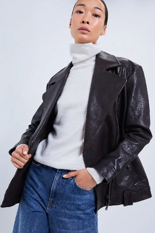 Limited Edition urban coatDark Chocolate Thandie Dickey Coat